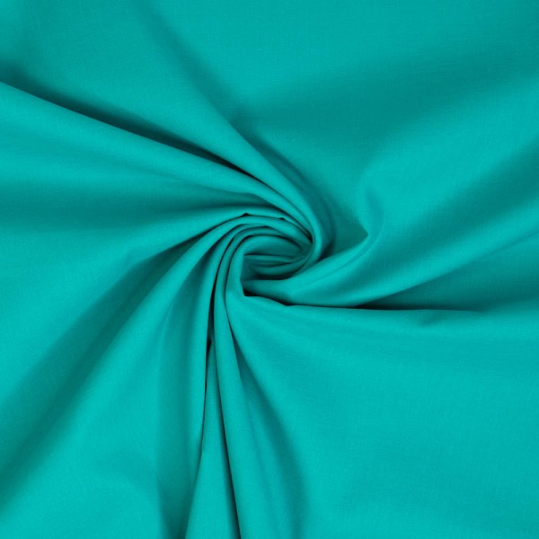 Voile Batist Baumwolle petrol hell