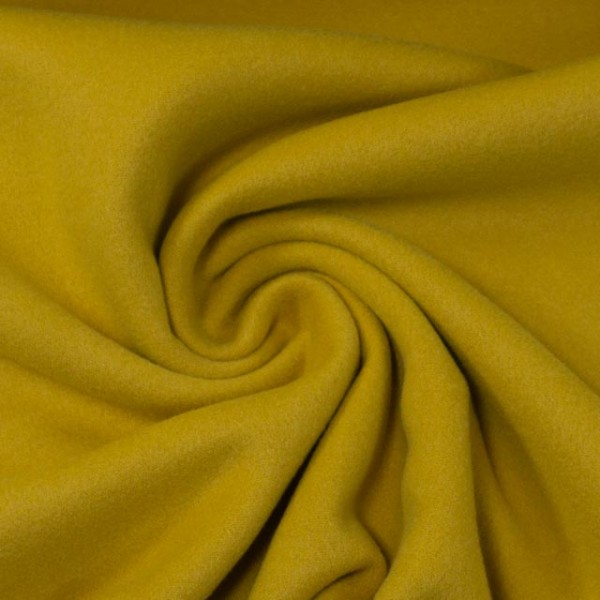 Mantelstoff Wool Touch senf