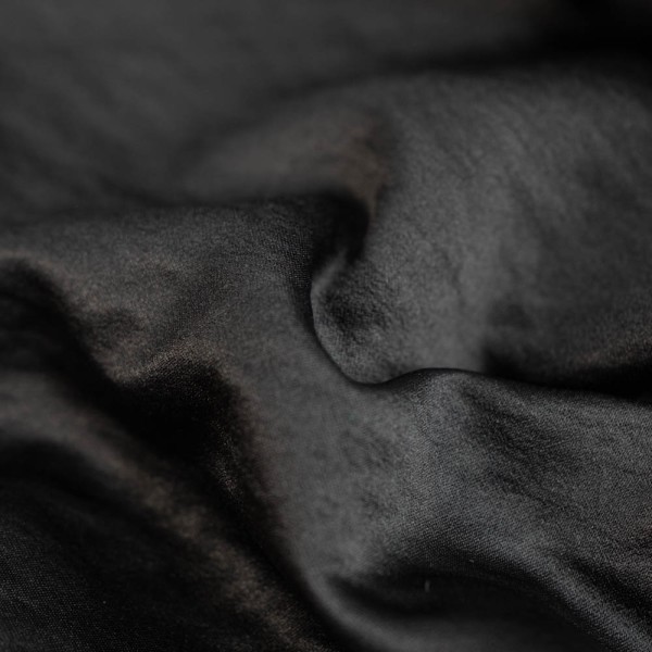 Cupro Blusenstoff schwarz