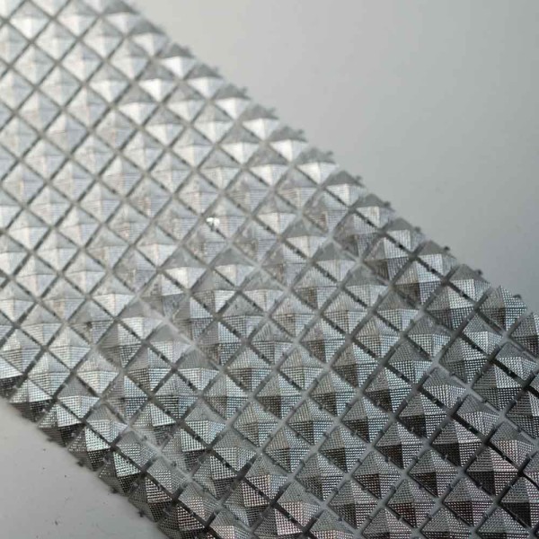 Nietenband 10cm silber