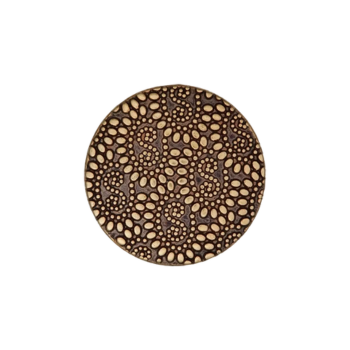 Prym Metallknopf verziert 23mm gold