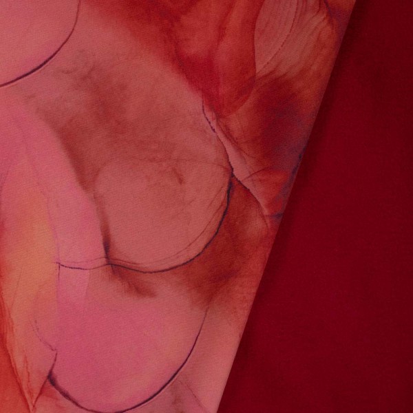 Softshell Aquarell rot