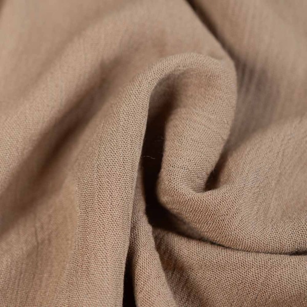 Viskosewebware Crinkle beige