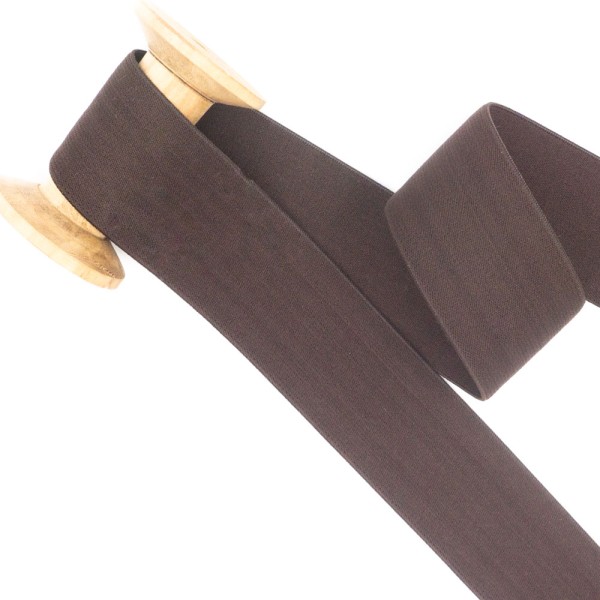 Gummiband 40mm SOFT braun