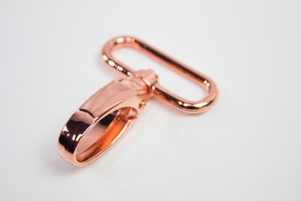 Karabiner De Luxe roségold 40mm