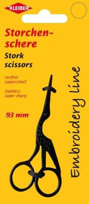 Kleiber Storchenschere 93mm schwarz
