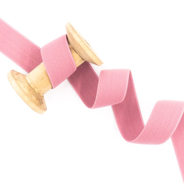 Gummiband 25mm SOFT altrosa