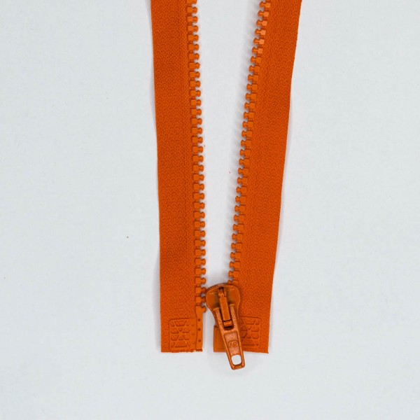 BOOM Reißverschluss teilbar Krampe orange 80cm