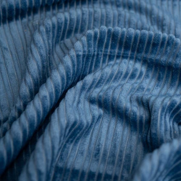 Breitcord High & Low SOFT jeansblau
