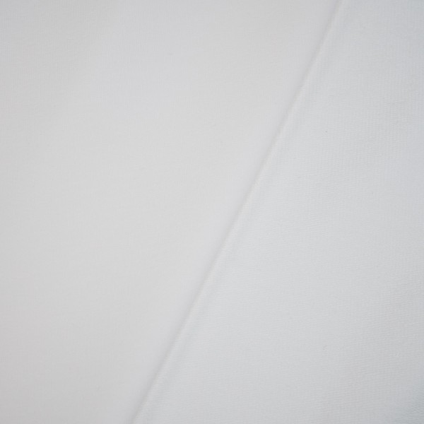 French Terry Sweat wollweiß