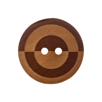 Prym Holzknopf Kreis 23mm braun