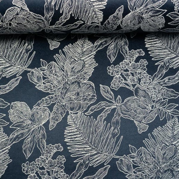 Jacquard Dekostoff Provence navy