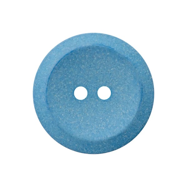 Knopf 2-Loch 23mm hellblau