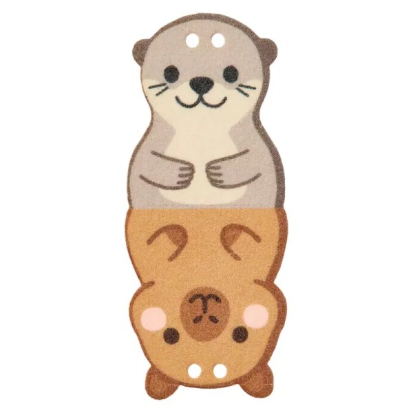 Zierteil Otter/Capybara mittelbraun 20mm