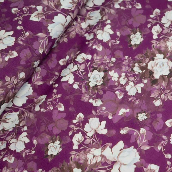 Viskosewebware Rosen beere