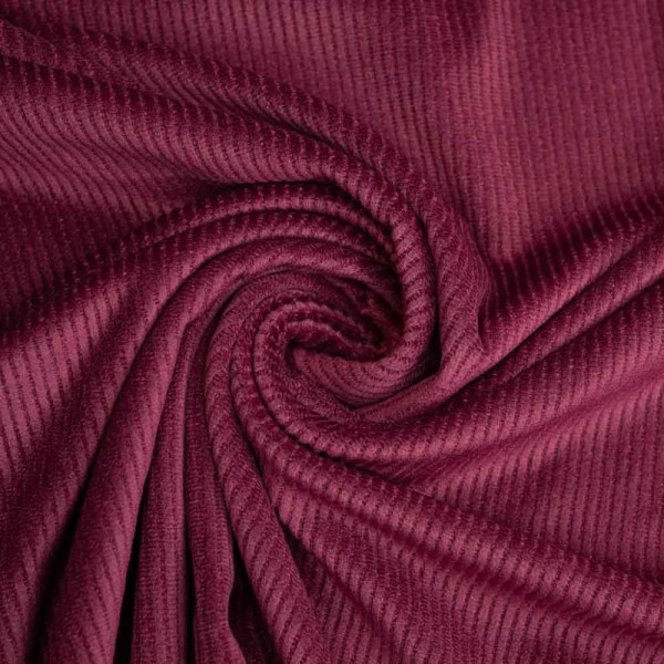 Feincord Jersey SOFT bordeaux