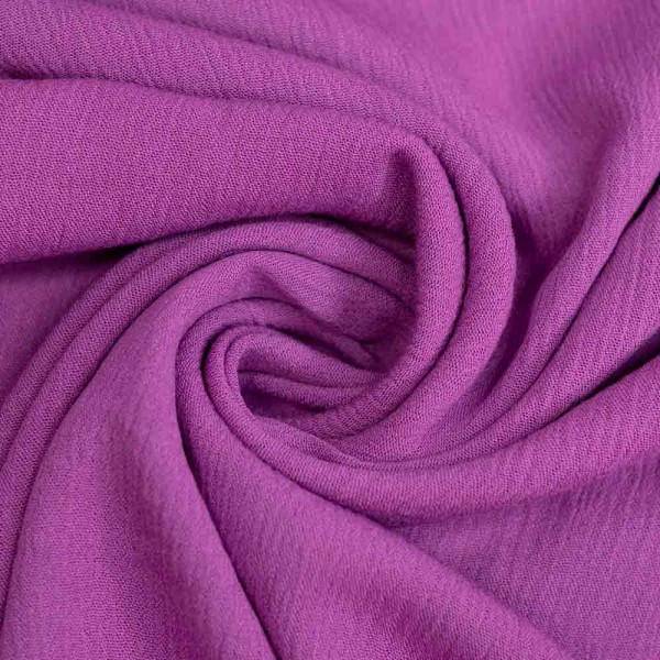 Viskosewebware Crinkle lila-beere