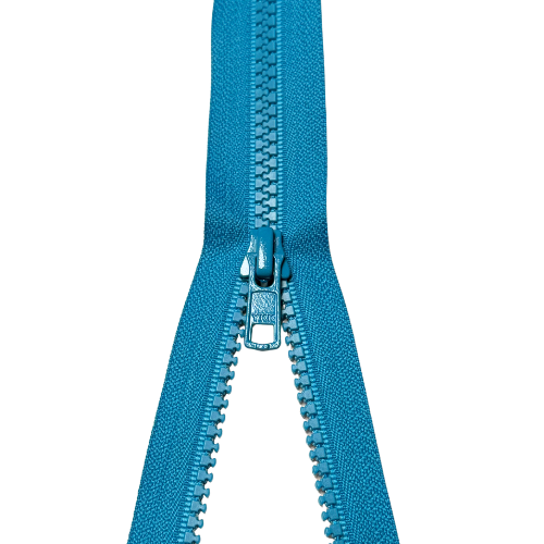 YKK teilbarer Reißverschluss Jacken Krampe aqua