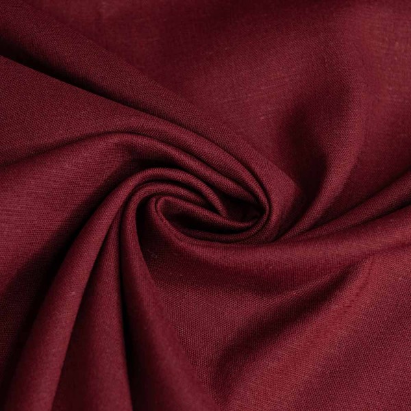 Viskose Leinen Stretch bordeaux