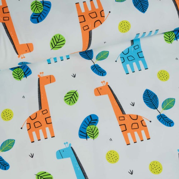 Baumwolljersey Giraffe ecru