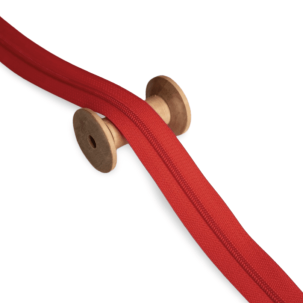 Endlosreißverschluss dunkelrot 25mm