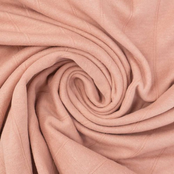 Musselin Jersey Double Uni blush rosè