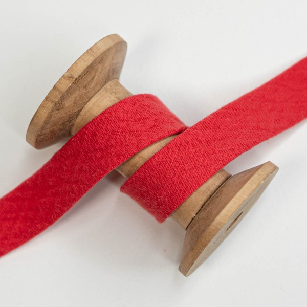 Musselin Schrägband Amelie 20mm rot