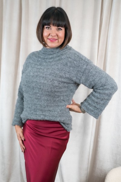 Turtleneck Pullover Thea anthra