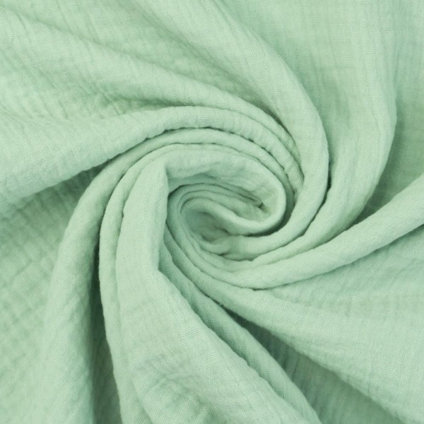 Bio-Musselin Double Gauze Uni mint