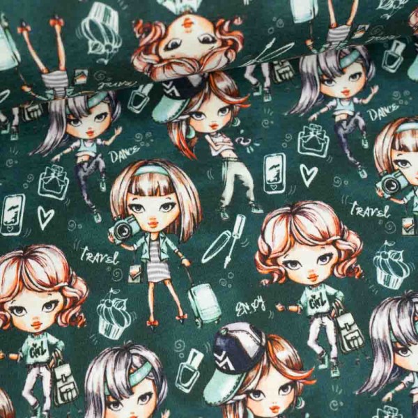 Alpensweat Travel Girl petrol