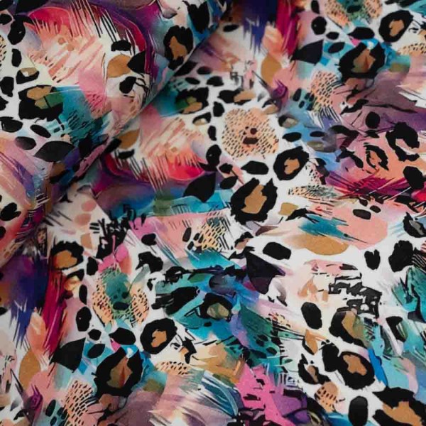 French Terry Sweat Leo Paint rosa