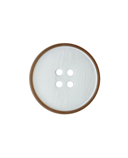 Modeknopf rund 25mm weiß