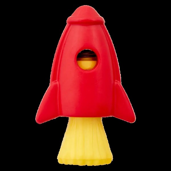 Kordelstopper Rakete 28mm rot gelb