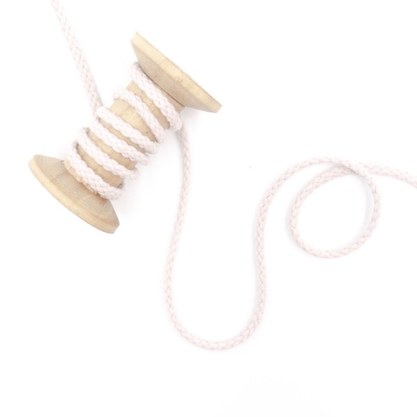 Kordel geflochten 6mm beige