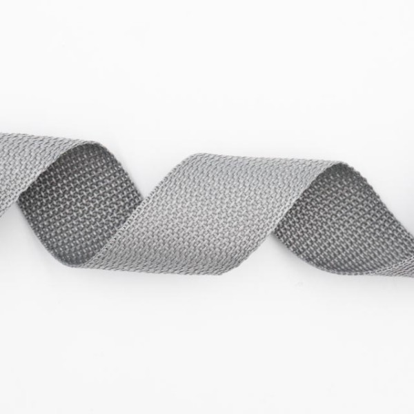 Gurtband Grobmaschig 40mm hellgrau