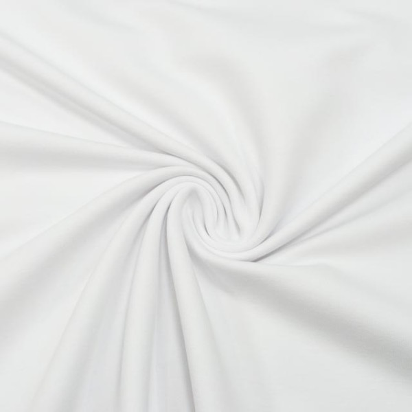 BIO Sommersweat French Terry Uni weiß