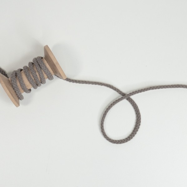 Kordel geflochten 6mm taupe