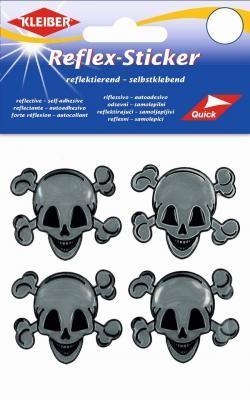 Kleiber Reflex-Sticker Totenkopf