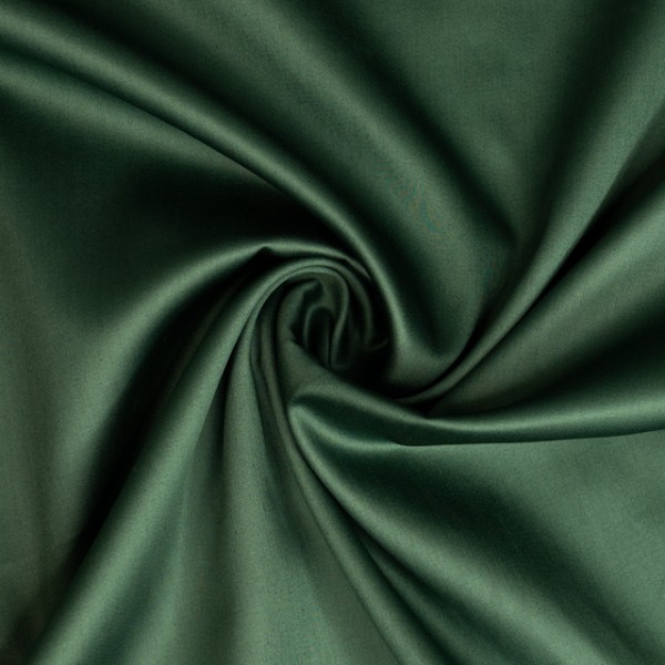 Baumwollsatin Luxury Soft tannengrün