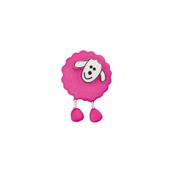 Prym Kinderknopf Schaf 18mm pink hell