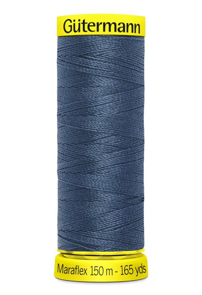 Elastisches Garn Gütermann Maraflex 150m jeansblau Nr. 435