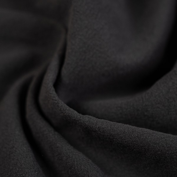 Baumwolle Stonewashed schwarz