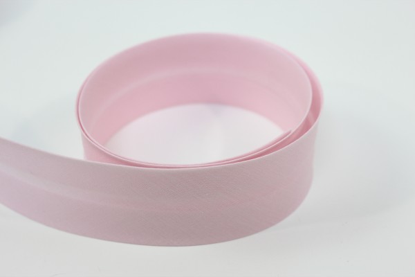 Schrägband 2cm oder 4cm breit vorgefalzt rosa Ökotex 100