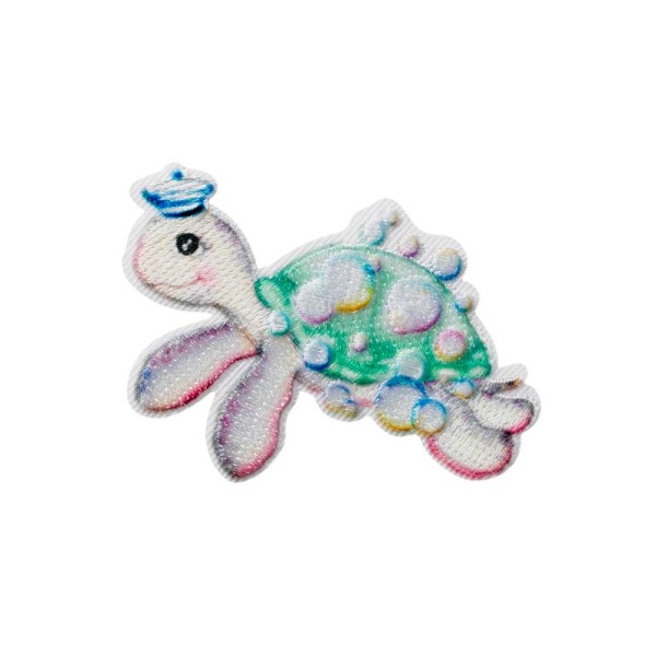 Applikation Schildkröte mit Hut