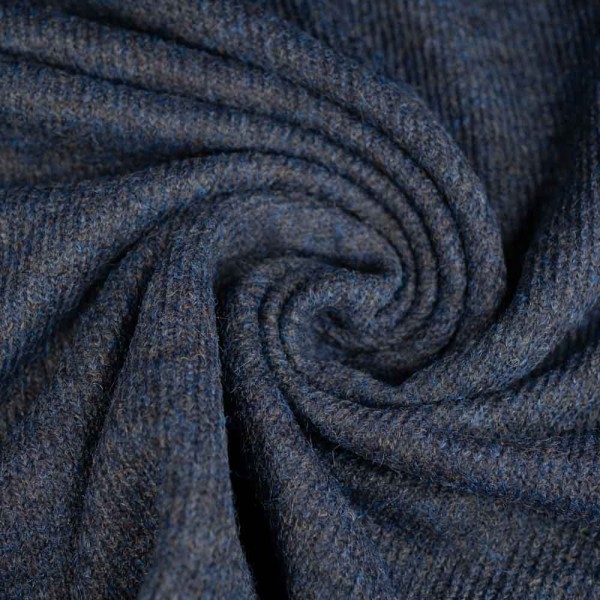 Strickstoff Navy Melange
