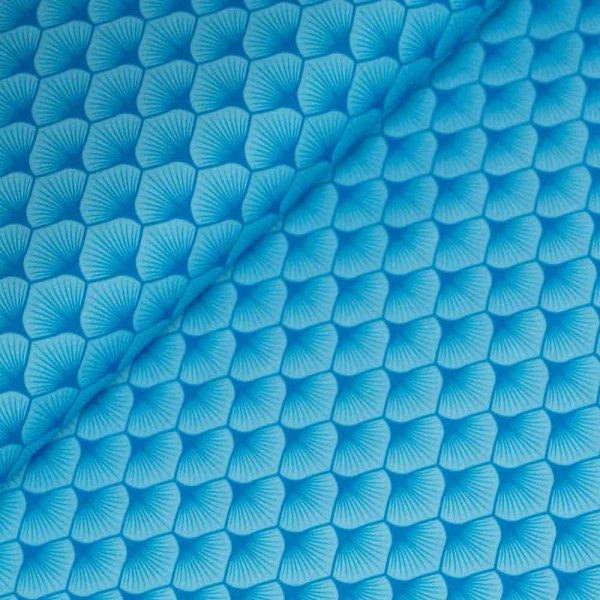 Bio Baumwollwebware Fächer türkis