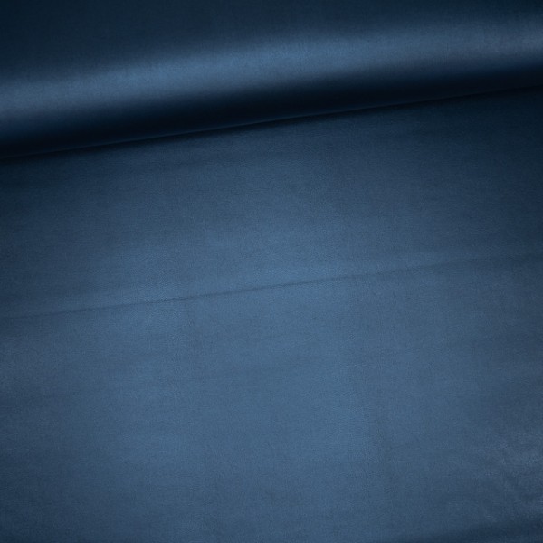 Kunstleder Metallic navy