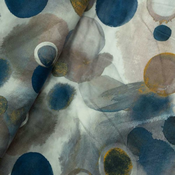 Bamboo Jersey Seifenblasen navy