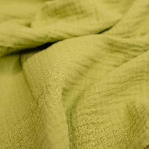 Musselin Double Gauze Amelie pistazie