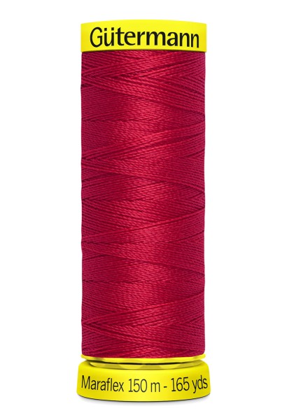 Elastisches Garn Gütermann Maraflex 150m rot Nr. 156